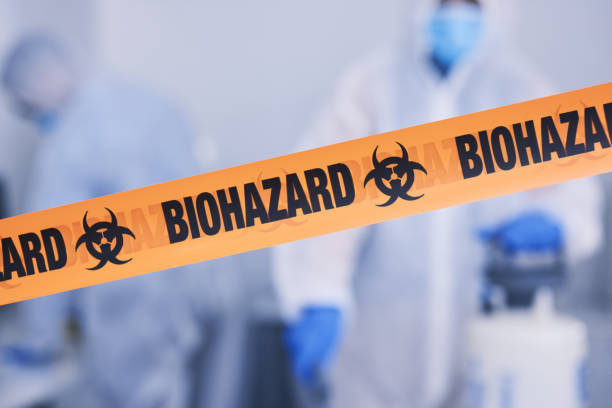 Professional Biohazard Cleanup technician working in Hawi, HI